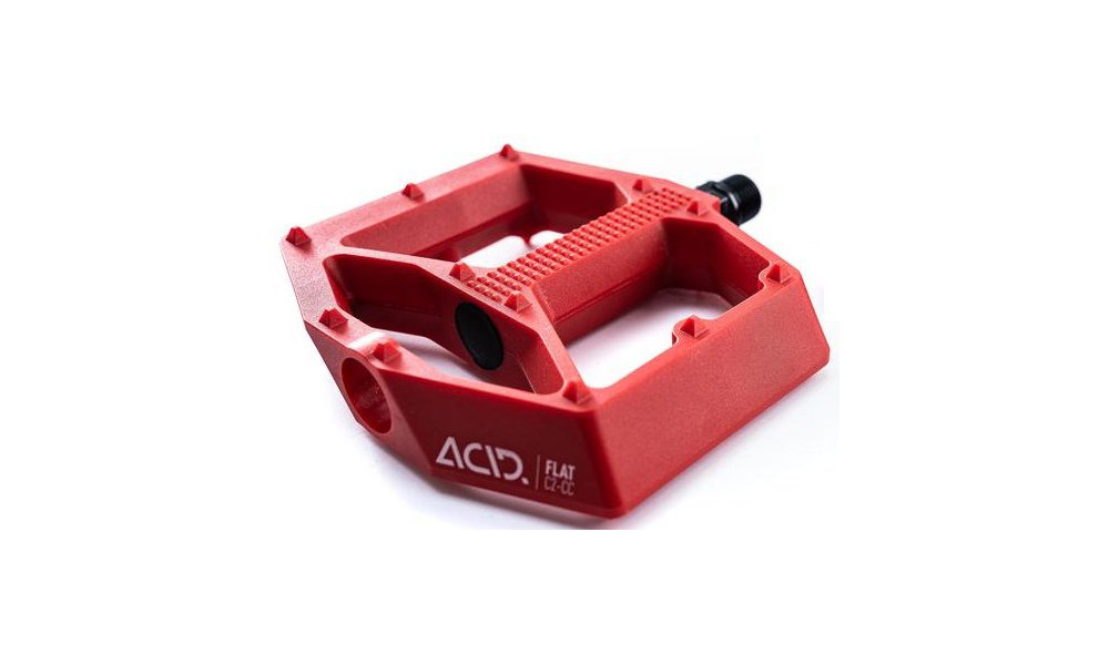 Pedaalid ACID Flat C2-CC Plastic red - 1