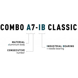 Pedaalid ACID Combo A7-IB Classic Alu silver