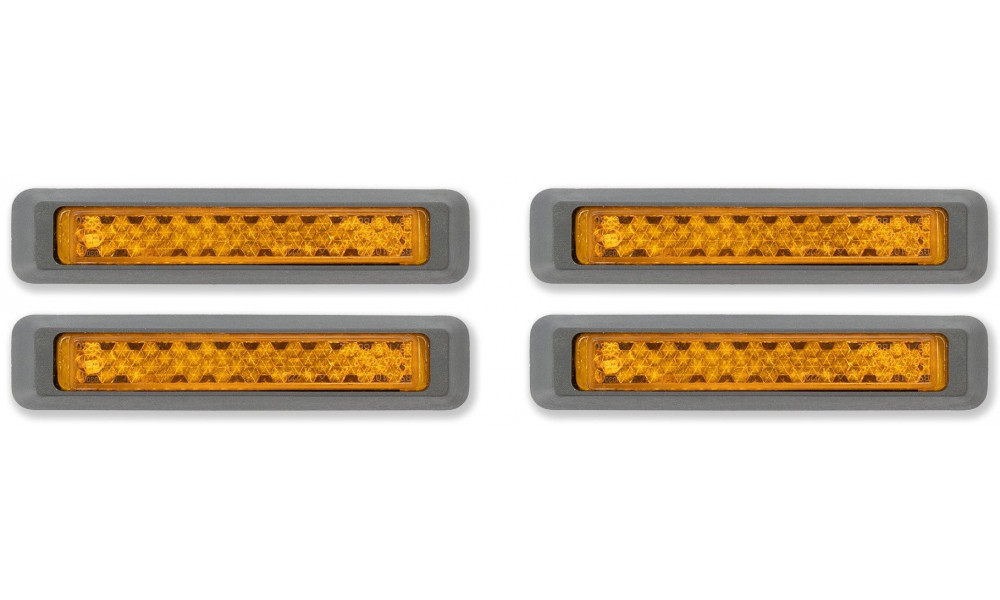 Pedaalide helkurid ACID Classic silver 