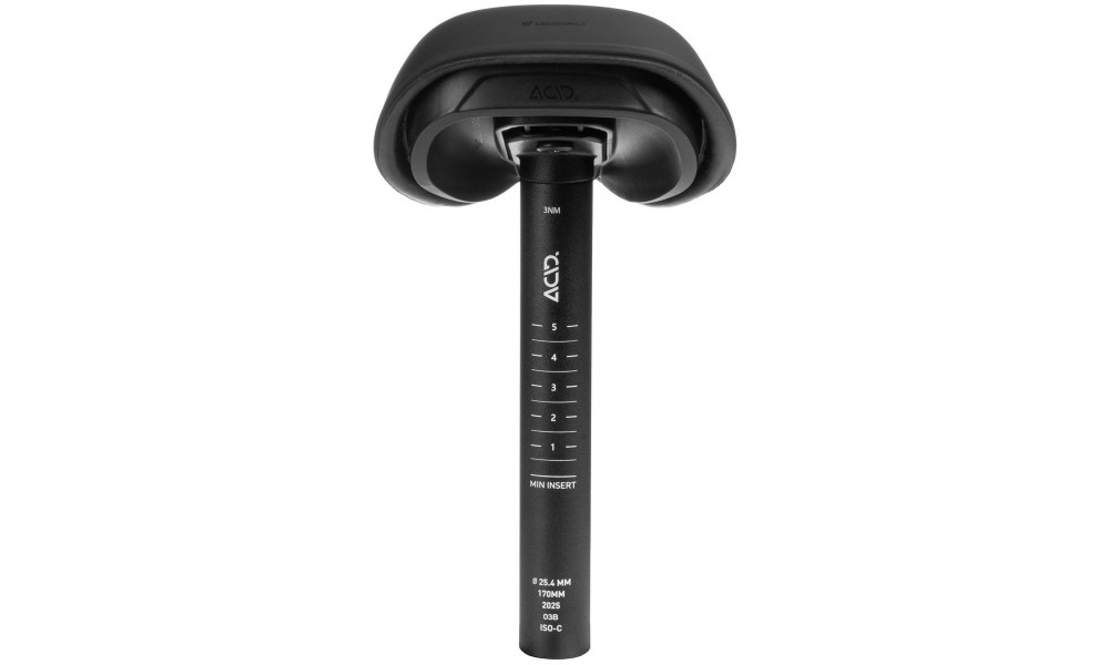 Sadul ACID Nino Rookie 198x120mm with seat post 25.4x170mm - 6