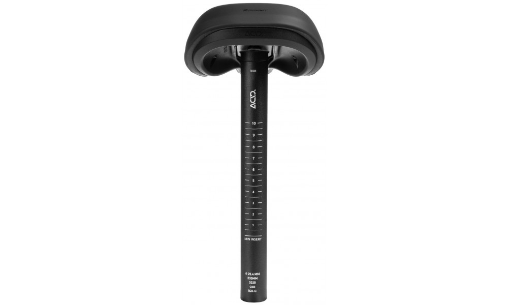 Sadul ACID Numo Rookie 198x125mm with seat post 25.4x230mm - 6