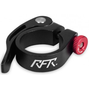 Sadulaklamber RFR with Quick Release Alu 31.8mm black'n'red