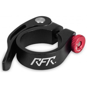 Sadulaklamber RFR with Quick Release Alu 34.9mm black'n'red
