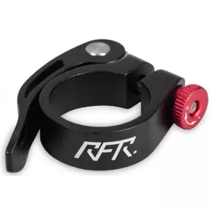 Sadulaklamber RFR with Quick Release Alu 34.9mm black'n'red