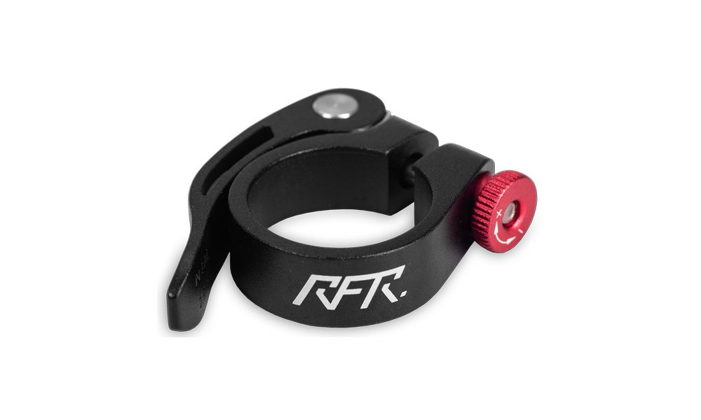 Sadulaklamber RFR with Quick Release Alu 34.9mm black'n'red 