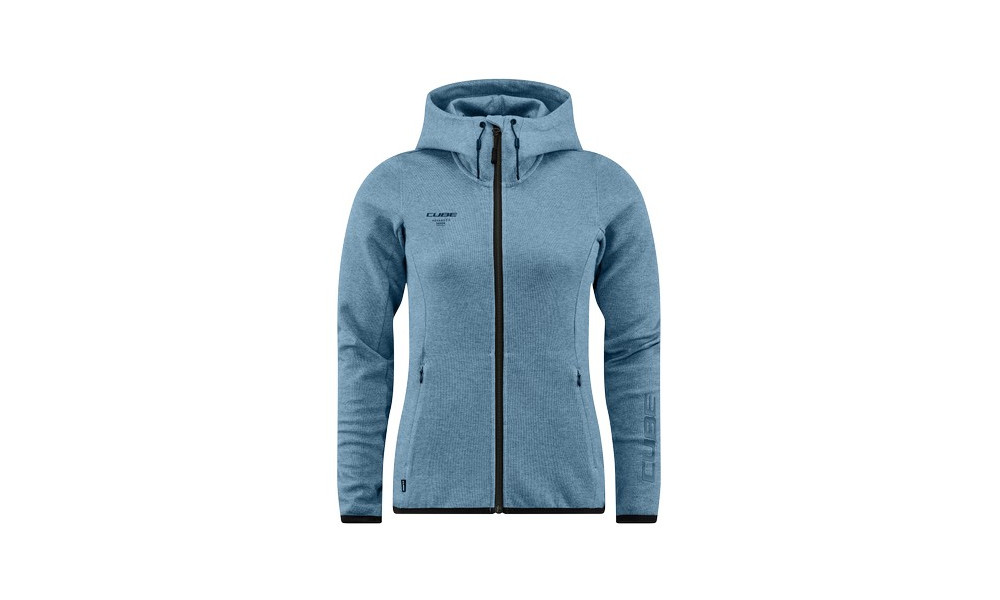 Hoodie Cube WS Zip Advanced blue - 1