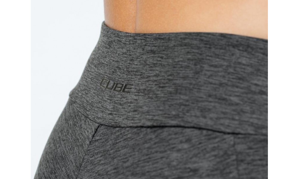 Cycling tights Cube ATX WS Cropped grey melange - 2