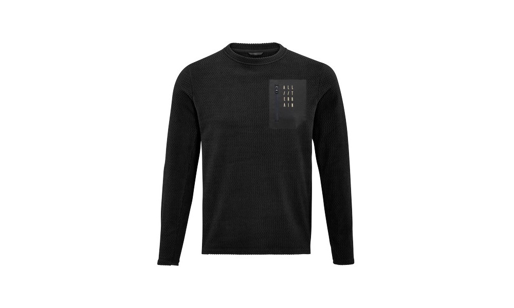 Cycling jersey Cube ATX Fleece L/S black - 1