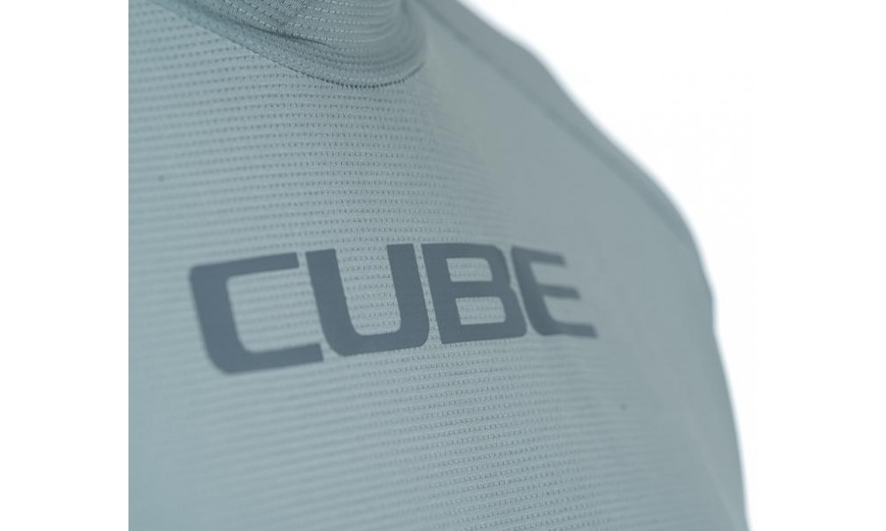 Cycling jersey Cube ATX Round Neck S/S grey - 3