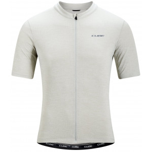 Cycling jersey Cube Gravel Full Zip Cargo S/S red