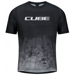 Cycling jersey Cube MTB Moonstone S/S blue'n'black