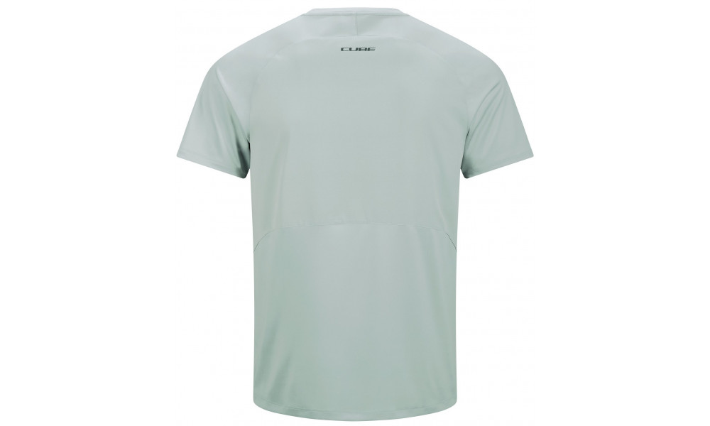 Cycling jersey Cube Round Neck Tech S/S grey - 2