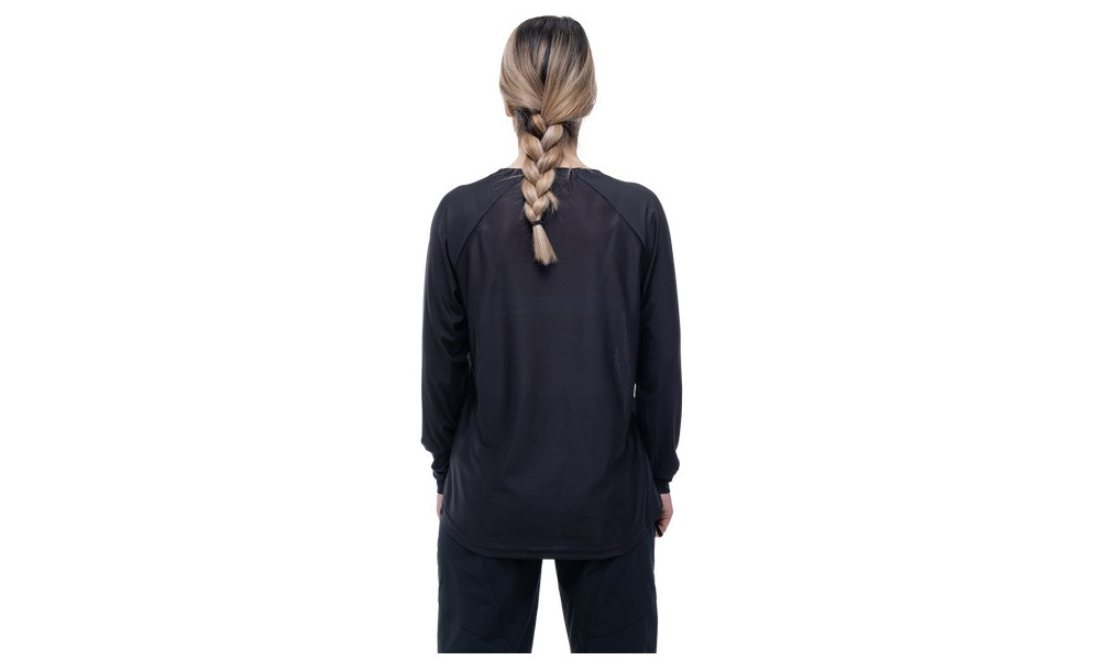 Cycling jersey Cube Vertex WS Round Neck L/S black - 5