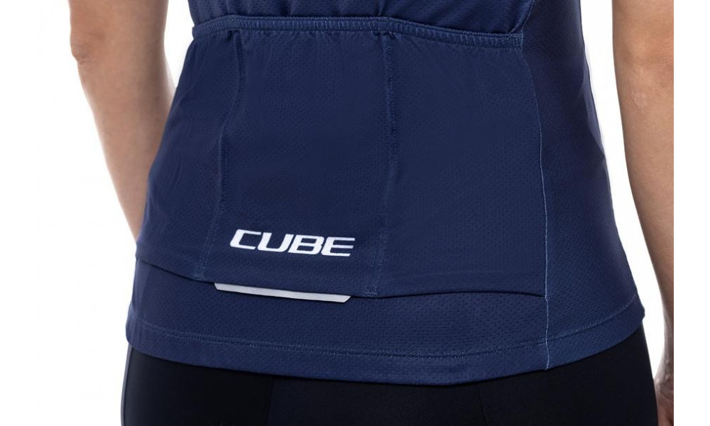 Cycling jersey Cube Teamline WS CMPT S/S blue'n'violet - 3