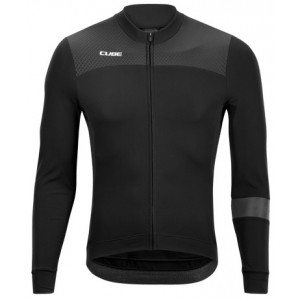 Cycling jersey Cube Blackline L/S black