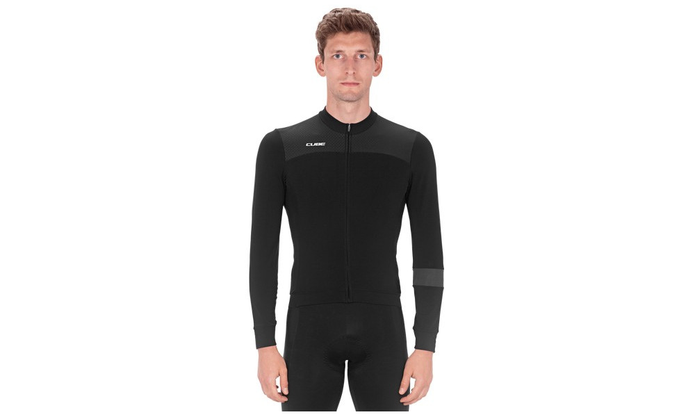 Cycling jersey Cube Blackline L/S black - 5