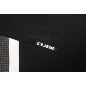 Cycling bibtights Cube Blackline without pad black