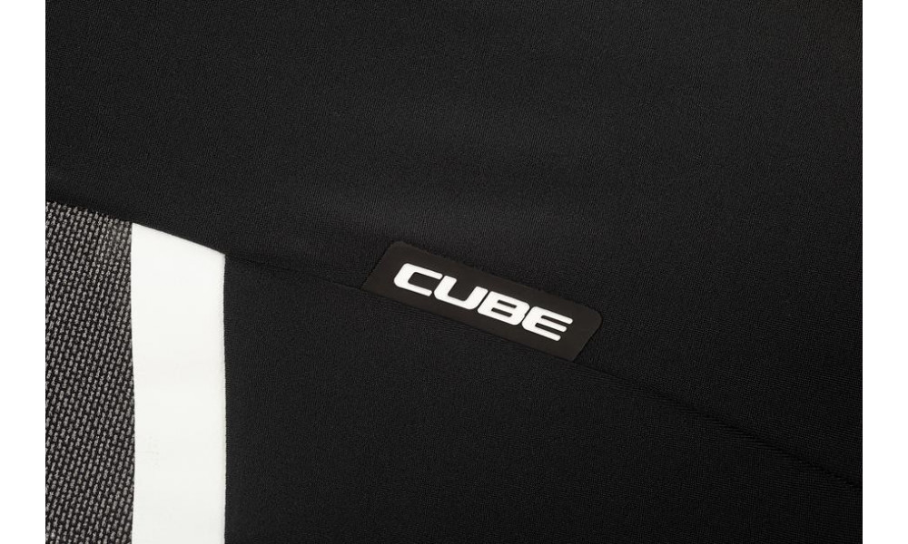 Cycling bibtights Cube Blackline without pad black - 2