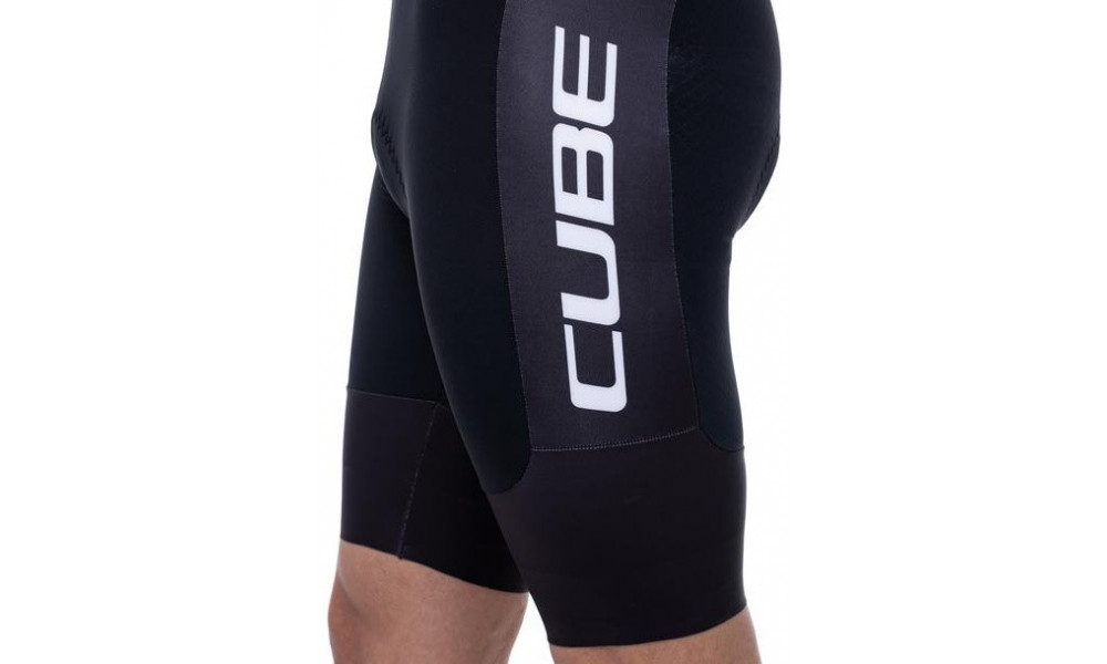 Cycling bibshorts Cube Teamline Pro black'n'white - 4