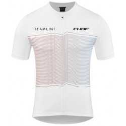 Cycling jersey Cube Teamline CMPT S/S white