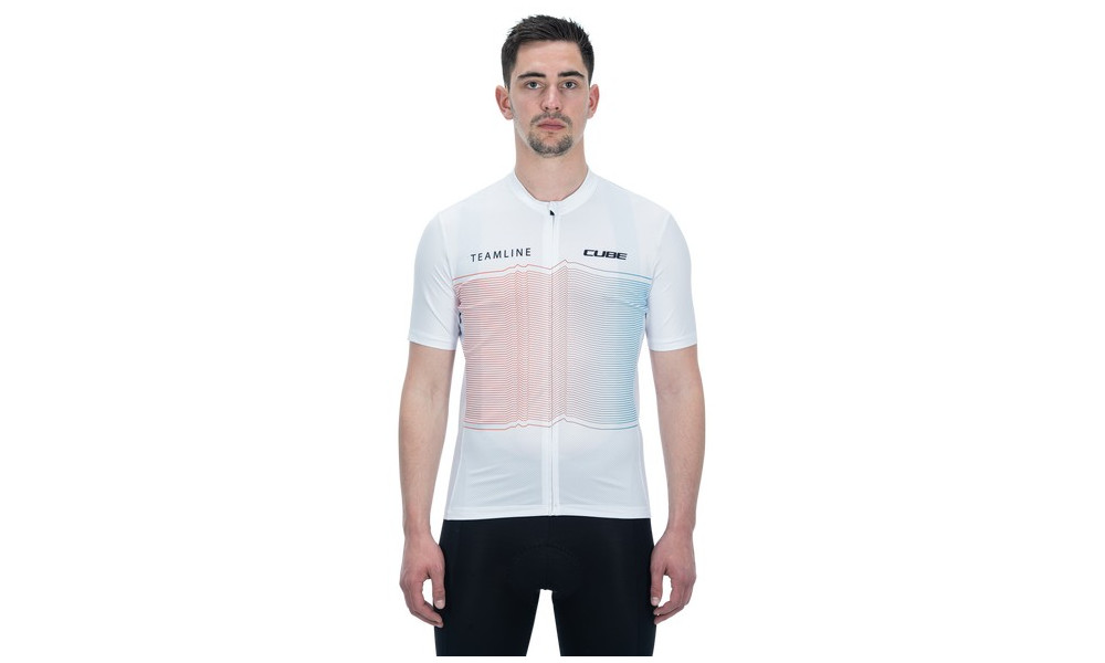 Cycling jersey Cube Teamline CMPT S/S white - 5