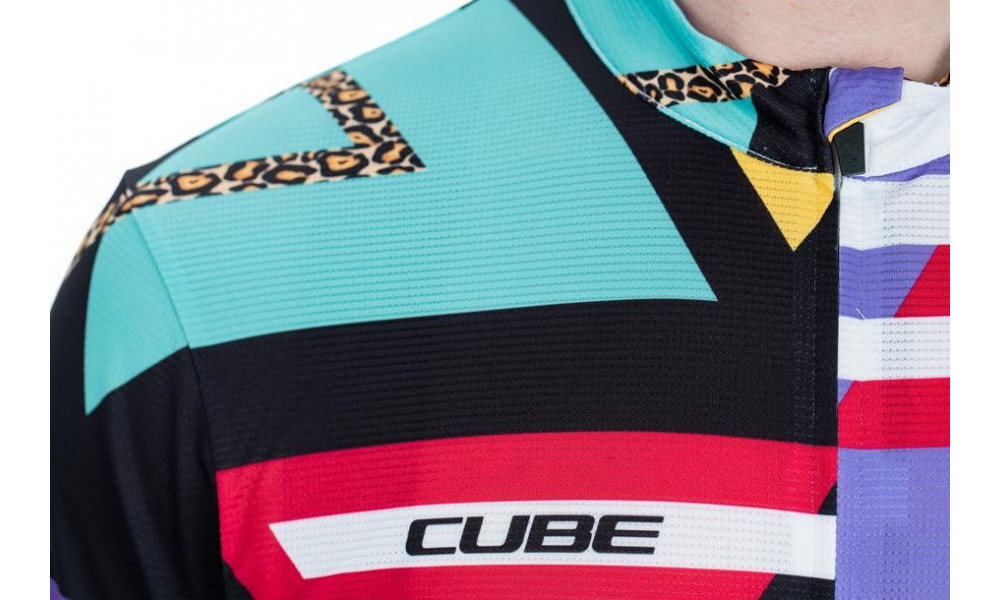 Cycling jersey Cube Blackline CMPT S/S pattern - 3