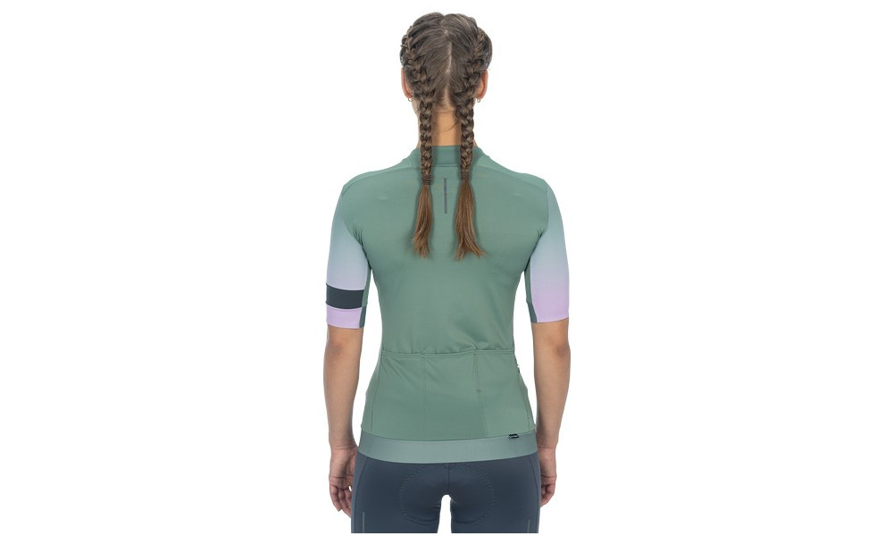 Cycling jersey Cube Blackline WS FADE S/S olive'n'violet - 5