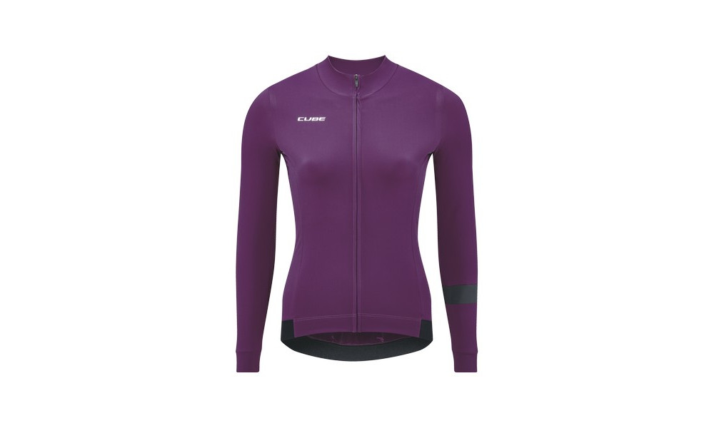 Cycling jersey Cube Blackline WS L/S violet - 1