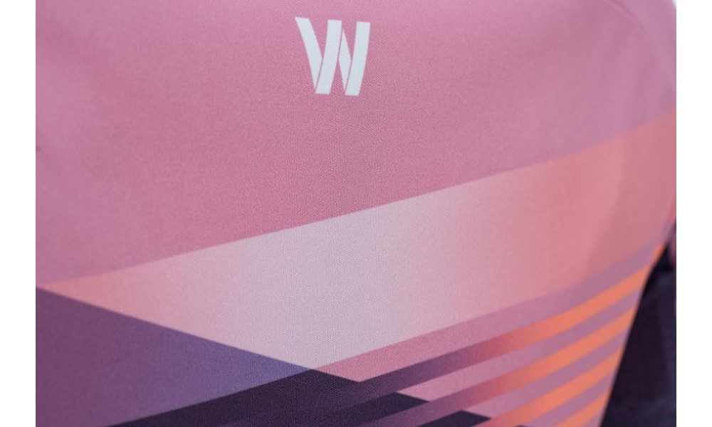 Cycling jersey Cube Teamline WS Round Neck S/S violet'n'rose - 2