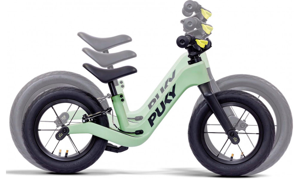 Jooksuratas PUKY Next Bundle 12" 14" green - 3