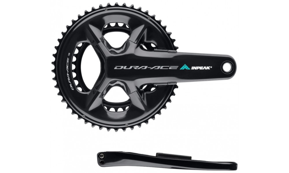 Võimsusmõõtjaga ketaspedaalisüsteem INPEAK Twin2 Shimano Dura-Ace FC-R9200 50-34T - 7