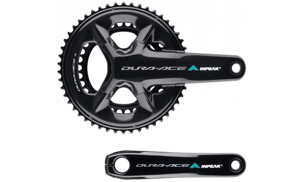 Võimsusmõõtjaga ketaspedaalisüsteem INPEAK Twin2 Shimano Dura-Ace FC-R9200 54-40T - 1