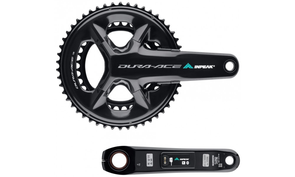 Võimsusmõõtjaga ketaspedaalisüsteem INPEAK Twin2 Shimano Dura-Ace FC-R9200 54-40T - 5