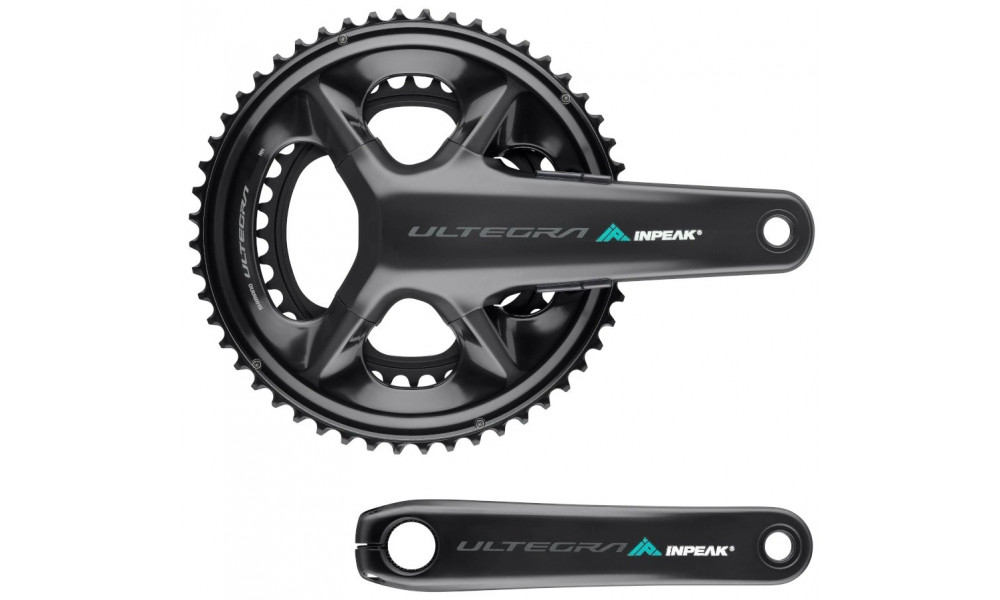 Võimsusmõõtjaga ketaspedaalisüsteem INPEAK Twin2 Shimano Ultegra FC-R8100 50-34T - 1