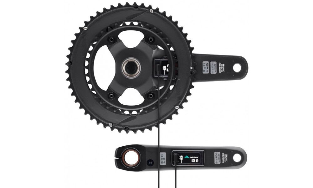 Võimsusmõõtjaga ketaspedaalisüsteem INPEAK Twin2 Shimano Ultegra FC-R8100 50-34T - 6