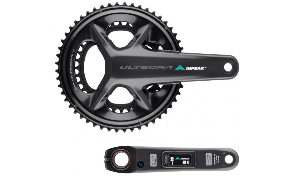 Võimsusmõõtjaga ketaspedaalisüsteem INPEAK Twin2 Shimano Ultegra FC-R8100 50-34T - 8