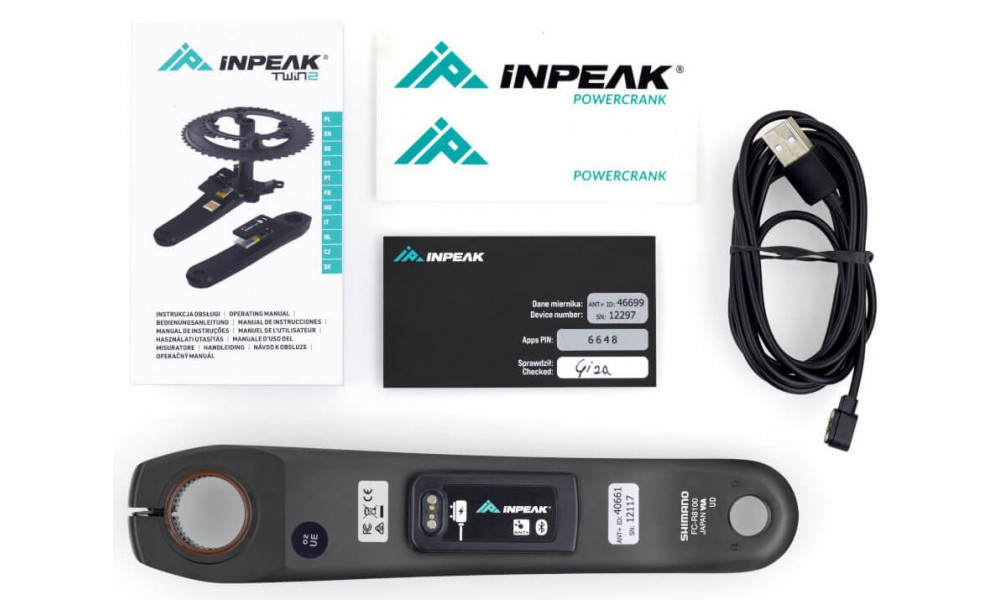 Võimsusmõõtjaga käik INPEAK Powercrank Shimano Ultegra FC-R8100 - 4