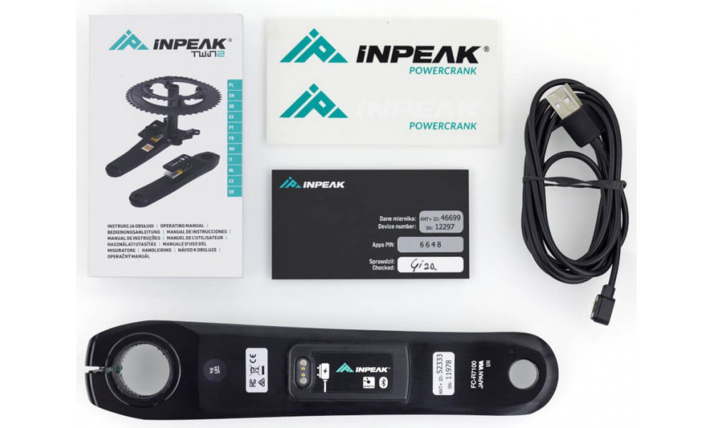 Võimsusmõõtjaga käik INPEAK Powercrank-E Shimano 105 FC-R7100 - 4