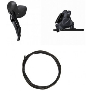 Ketaspidur esimene Shimano GRX ST-RX400 (L) + BR-RX410 (F) J-Kit flat 2x10-speed