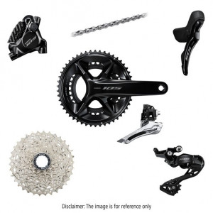 Rühmaülekande osade komplekt Shimano 105 R7120 Mech 170mm 52x36T