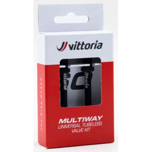 Sisekummita Ventiil Vittoria Multiway alloy black 80mm 2tk.