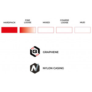 Rehv 28" Vittoria Terreno T10 Hardpack G2.0 TLR Fold 700x32c / 32-622 black