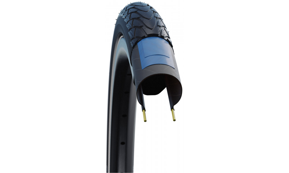 Väliskumm 28" Schwalbe Marathon Racer HS 429, Perf Wired 35-622 / 28x1.35 Black-Reflex - 3