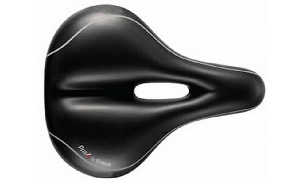 Sadul Velo ProX VL-6103E Elastomer D2 Zone Full Cut GEL black - 1