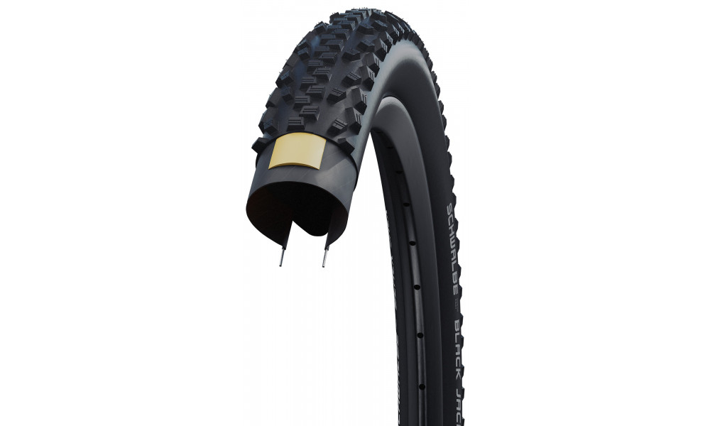Väliskumm 26" Schwalbe Black Jack HS 407 Active Wired 47-559 / 26x1.75 Black - 3