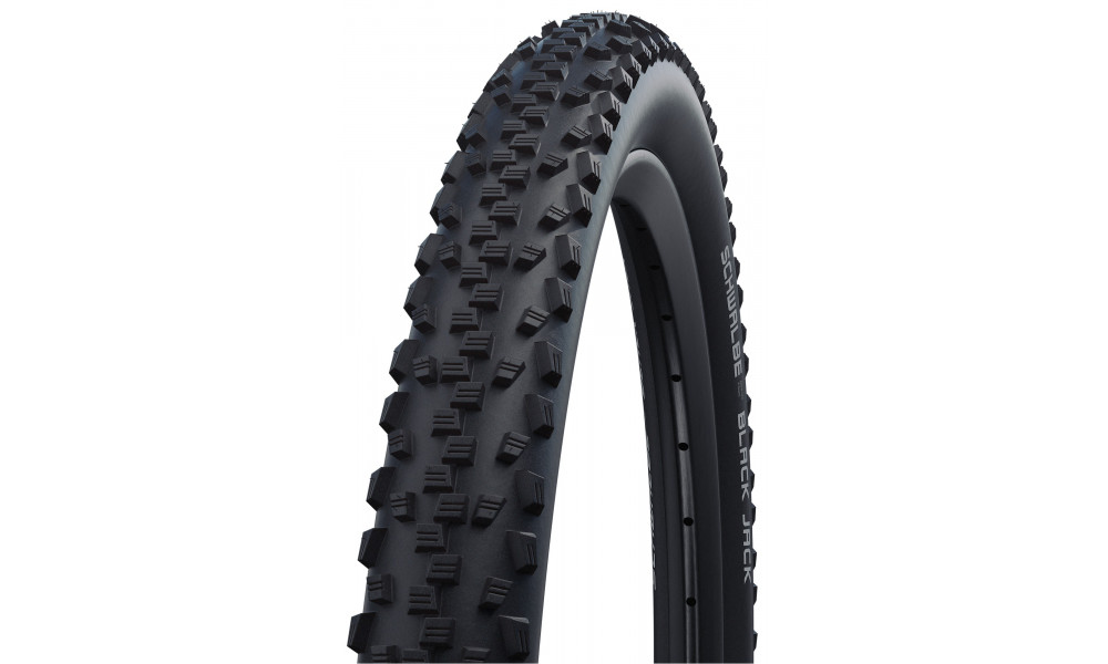 Väliskumm 26" Schwalbe Black Jack HS 407, Active Wired 50-559 / 26x2.00 Black - 1