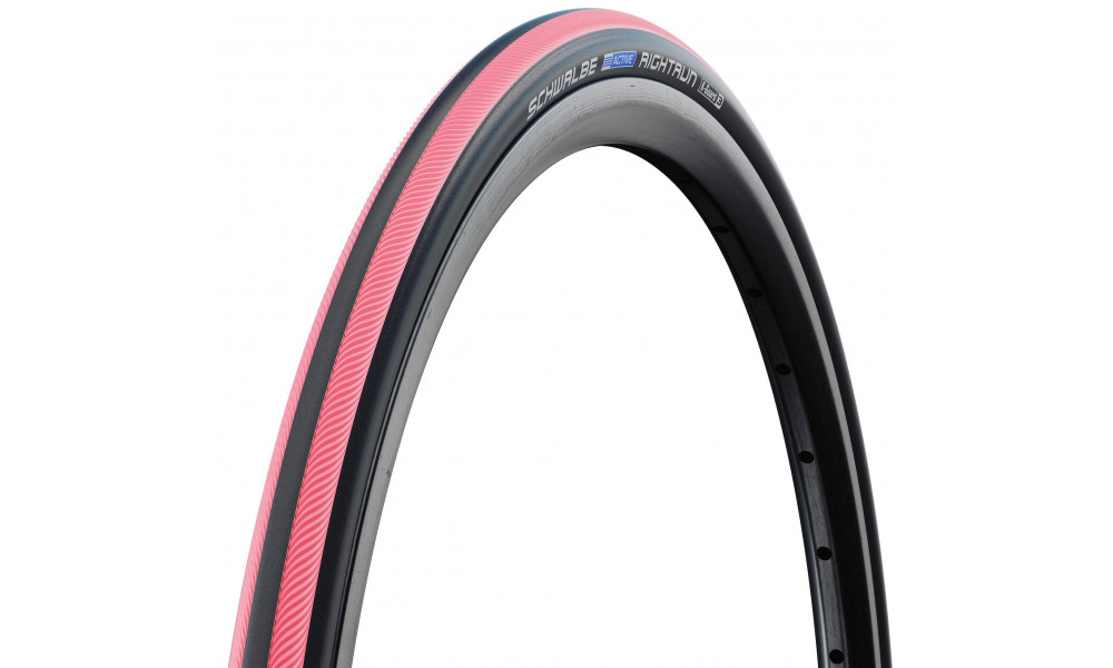 Väliskumm 24" Schwalbe Rightrun HS 387, Active Wired 25-540 Red 
