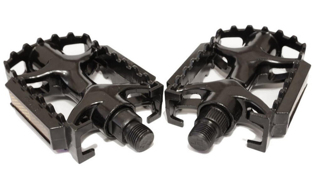 Pedaalid Azimut MTB black Alu 9/16" w/bearings and reflectors (1003) - 4