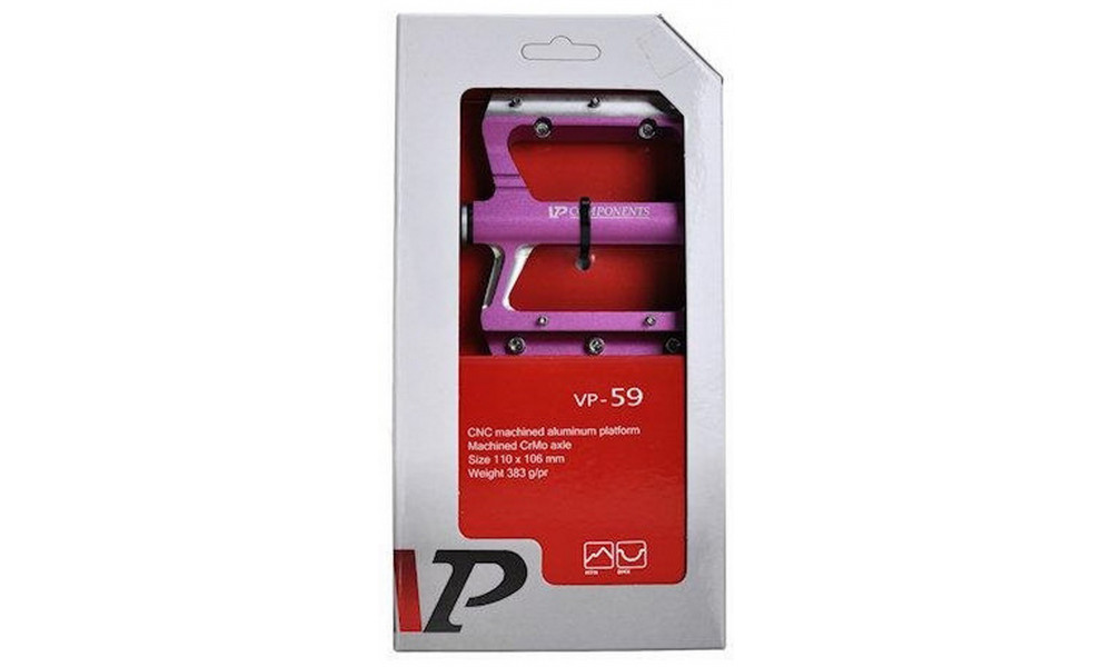Pedaalid VP-59 Alu axle CR-MO magenta - 2