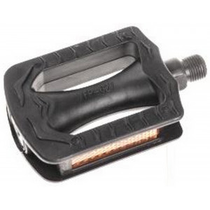 Pedaalid Azimut Kids Flat plastic 9/16" w/bearings and reflectors (1007w)